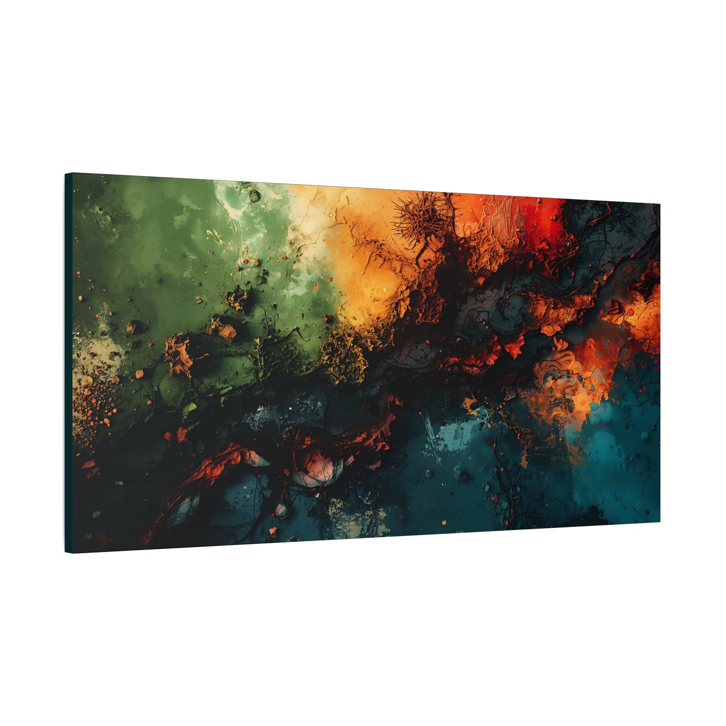 Abstract Nebula Matte Canvas Print — Stretched 1.25" Wall Art