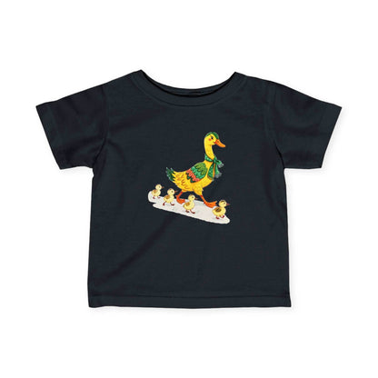 Infant Tee - Mother Duck with Little Ducks Design - A Pretty Print