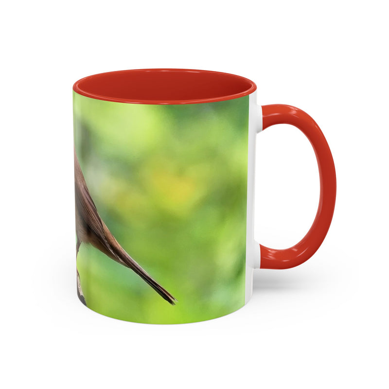 Stately Robin Ceramic Mug — Nature Bird Photography (11oz)