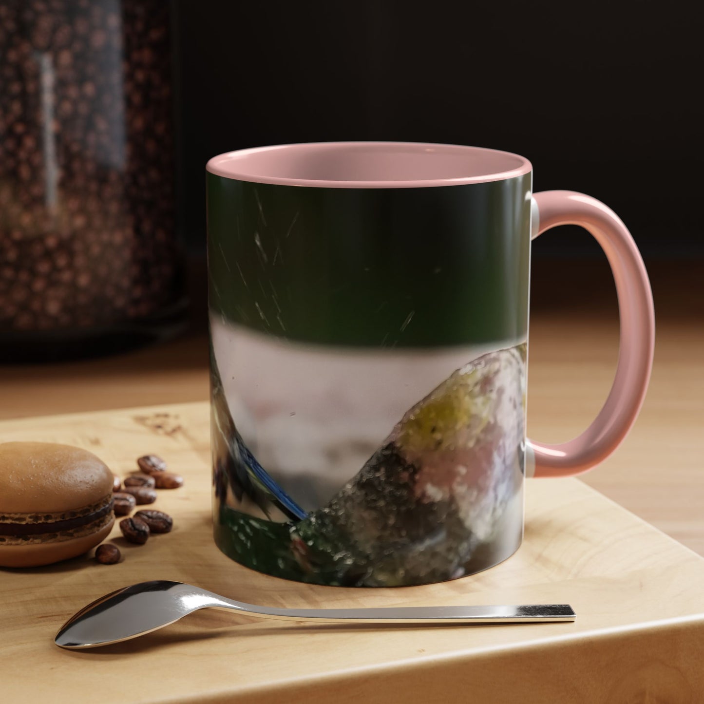 Bathing Blue Tit Mug