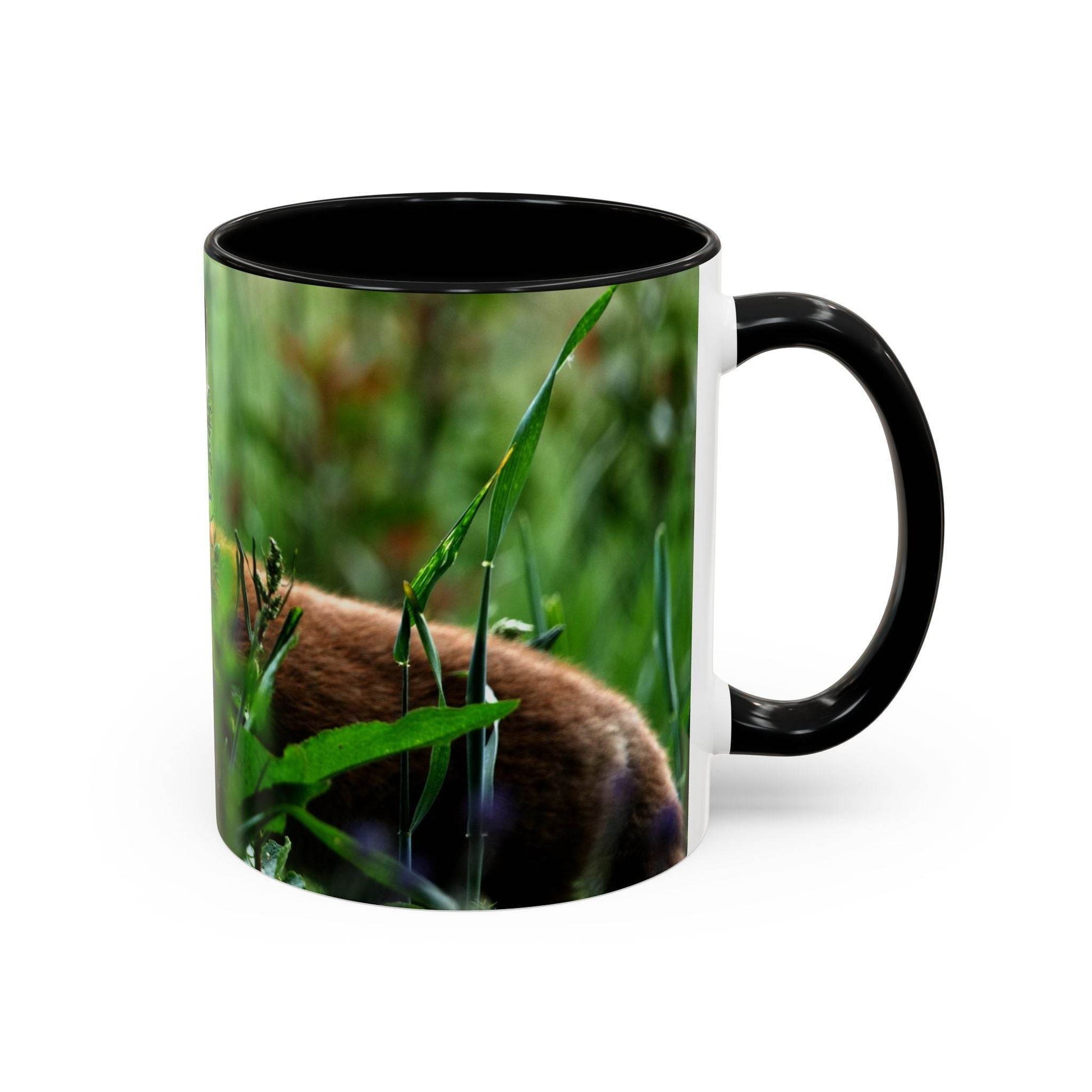 Fox-Inspired Accent Coffee Mug, Nature Lover Gift, Animal Mug, Wildlife Decor, - A Pretty Print