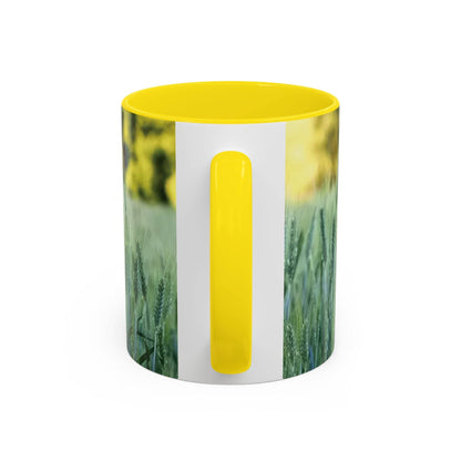 Mug - Wheat Field Design Coffee Mug - A Pretty Print