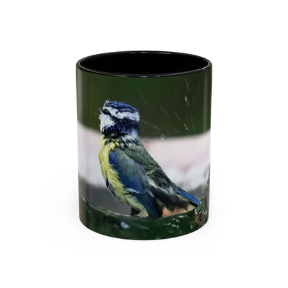 Bathing Blue Tit Mug