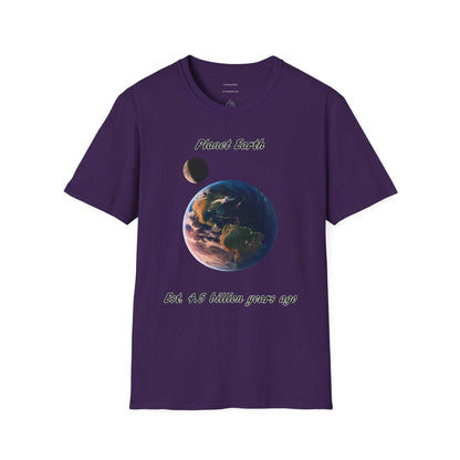 Eco-friendly Planet Earth Graphic T-Shirt for nature lovers, Earth Day design, unisex fit.