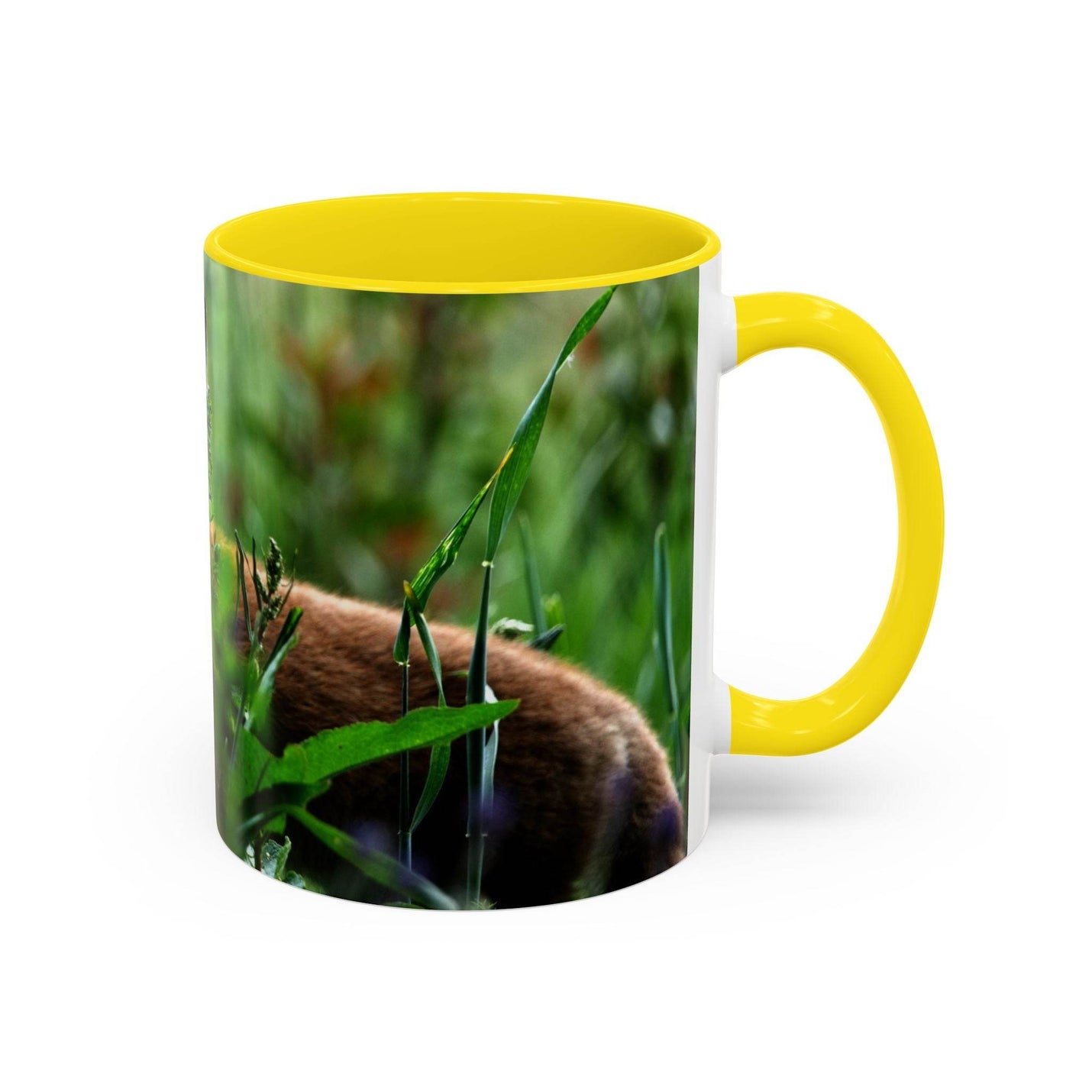 Fox-Inspired Accent Coffee Mug, Nature Lover Gift, Animal Mug, Wildlife Decor, - A Pretty Print