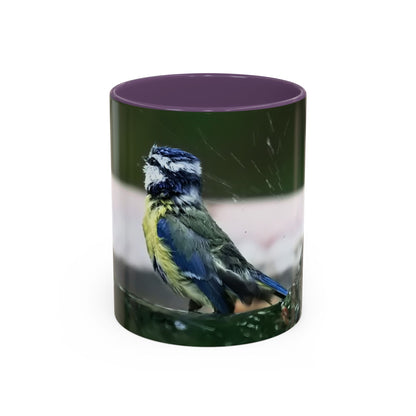 Bathing Blue Tit Mug