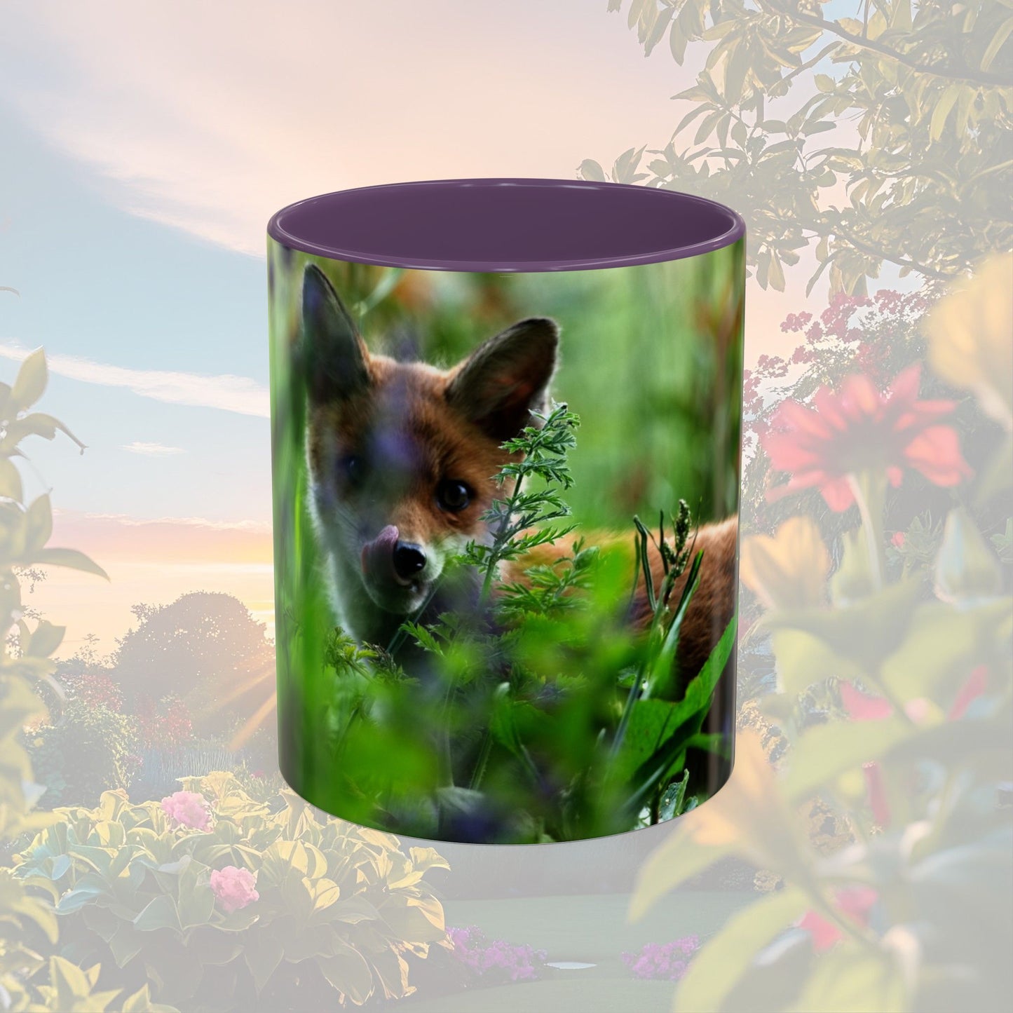 Vos koffiemok met accent, cadeau voor natuurliefhebbers, dierenmok, decoratie voor wilde dieren,