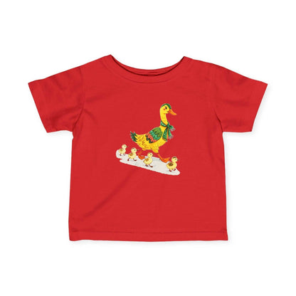 Infant Tee - Mother Duck with Little Ducks Design - A Pretty Print