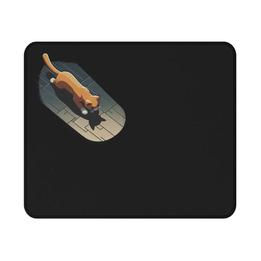 Non-Slip Crawling Cat Gaming Mouse Pad with playful design, perfect for gamers.