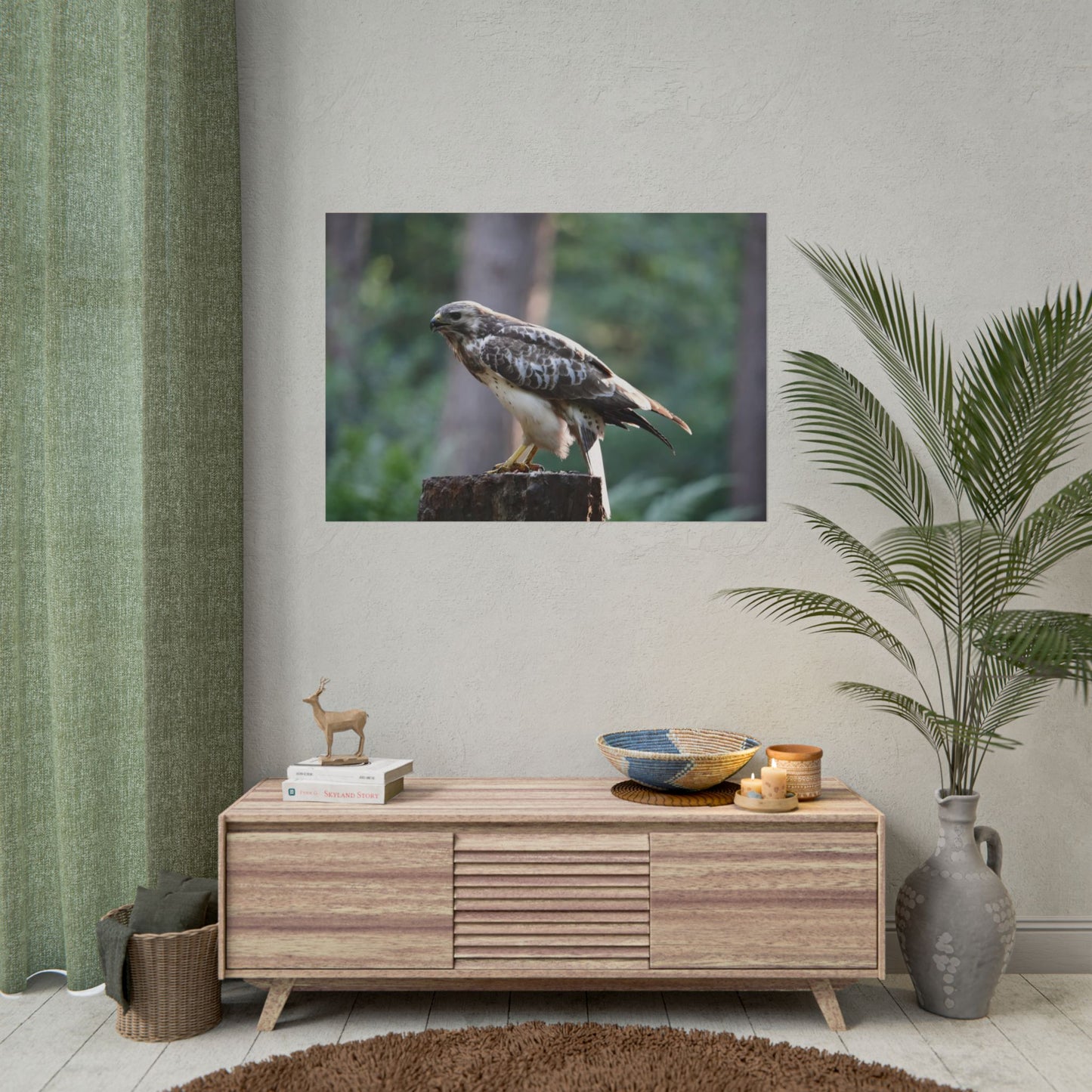 Nature-Inspired Rolled Poster of a Sparrowhawk - Perfect Wall Art for Bird Lovers