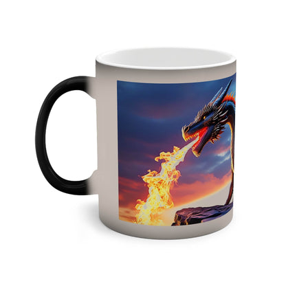 Fantasy Dragon Magic Mug - Enchanting Coffee Mug, Ideal for Gifts, Collectibles, and Home Decor - A Pretty Print
