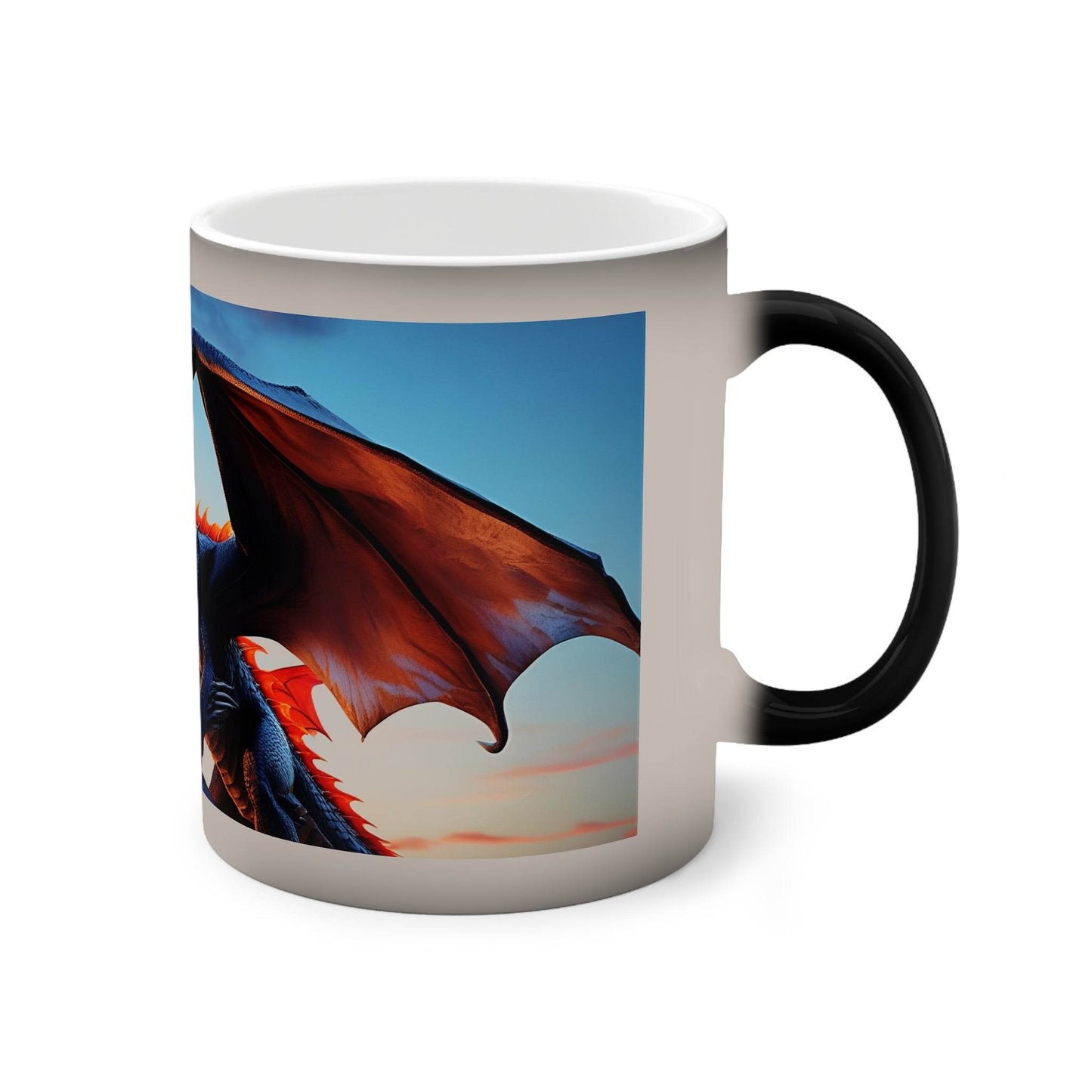 Fantasy Dragon Magic Mug - Enchanting Coffee Mug, Ideal for Gifts, Collectibles, and Home Decor - A Pretty Print