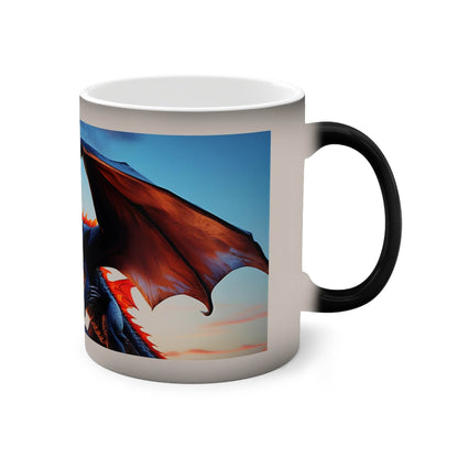 Fantasy Dragon Magic Mug - Enchanting Coffee Mug, Ideal for Gifts, Collectibles, and Home Decor - A Pretty Print