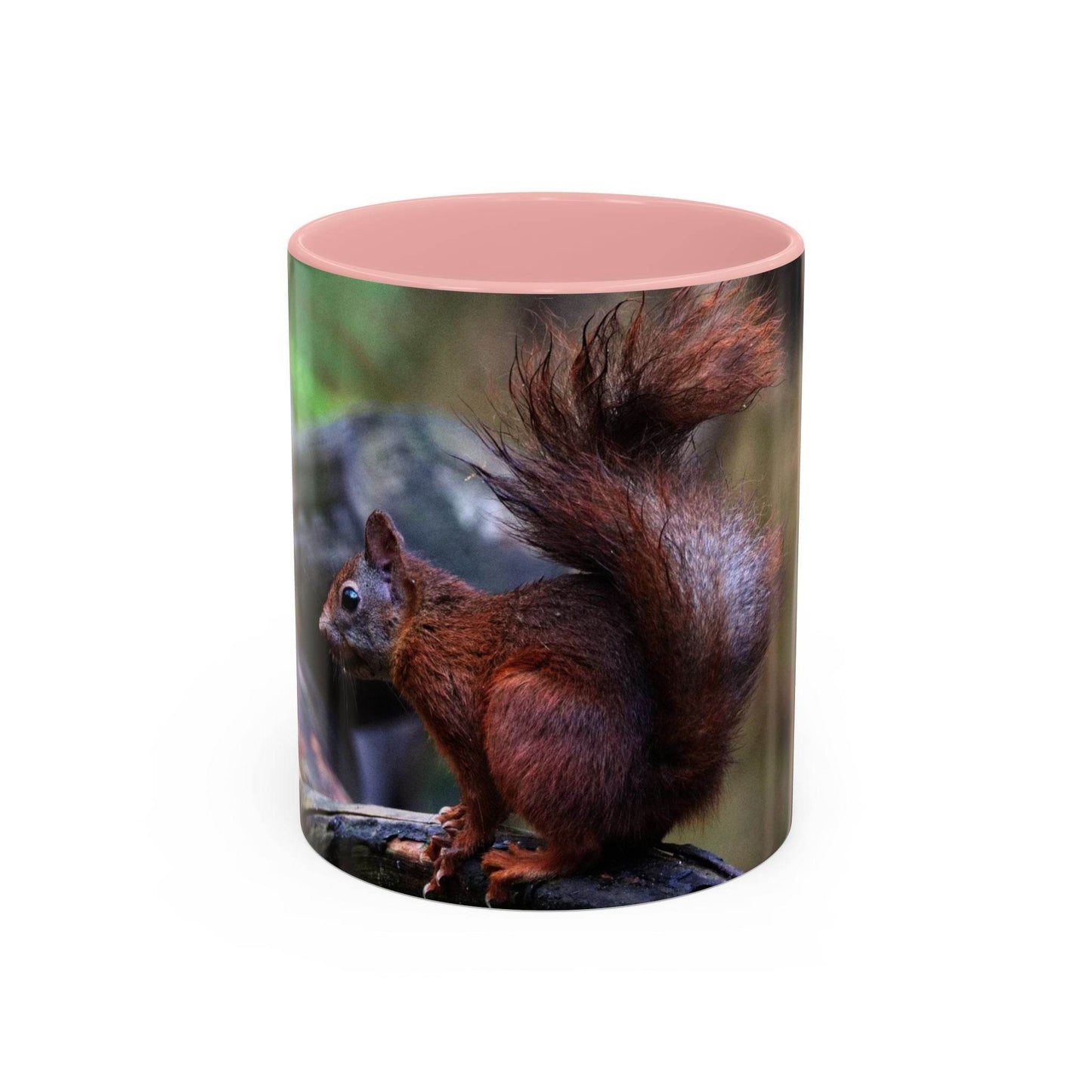 Squirrel Coffee Mug, Cute Animal Mug, Gift for Nature Lovers, Rustic - A Pretty Print