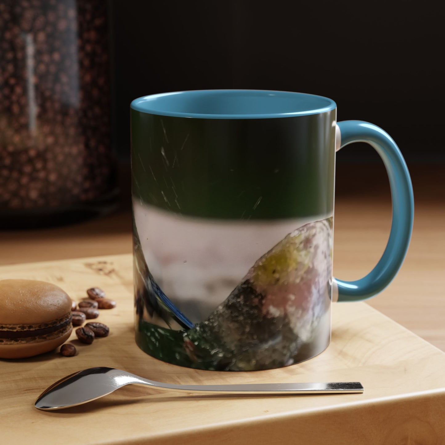 Bathing Blue Tit Mug