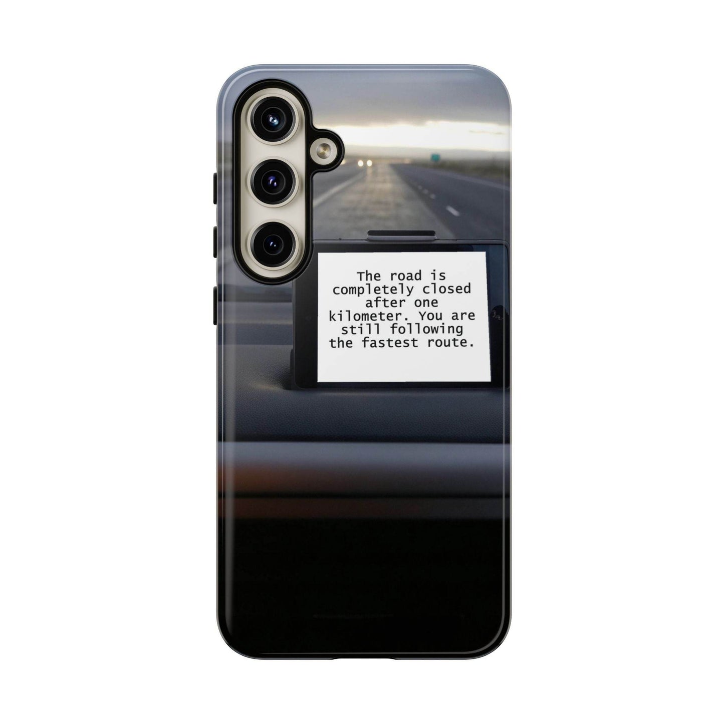 Phone Case - Digital Route Planner Design with Humorous Message