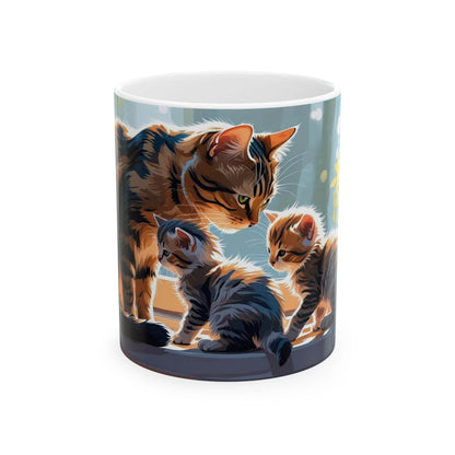 Mug - Cozy Cat Family Mug - A Pretty Print