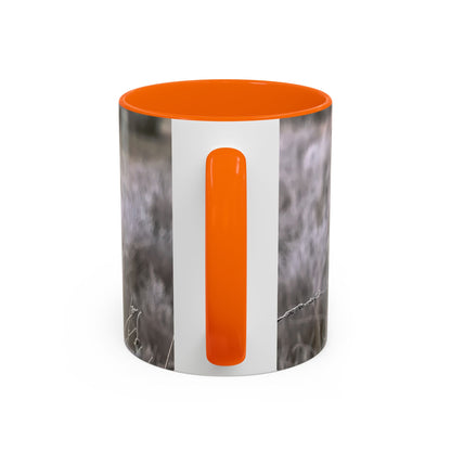 Rustic Robin Accent Coffee Mug — Nature Bird Photography