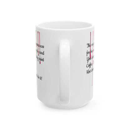 Paint Drips Mug, Ceramic Coffee Cup