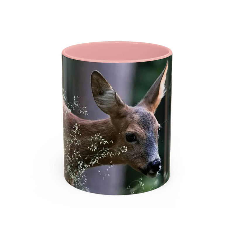 Nature-Inspired Deer Ceramic Mug - A Pretty Print