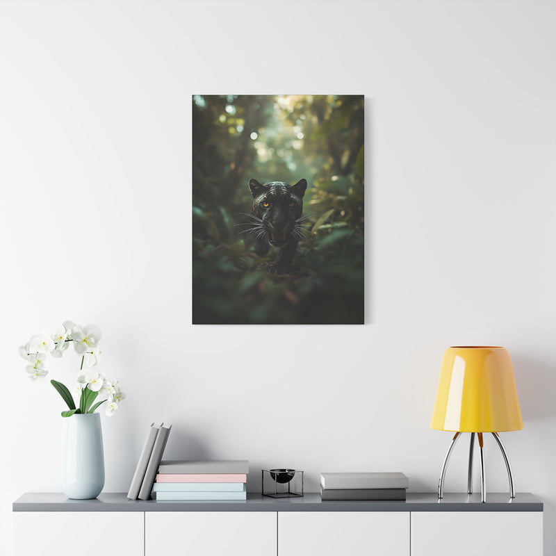 Premium 24″ x 32″ | 60.96 cm x 81.28cm wild cat canvasafdruk on a 1.25″ | 3.18 cm thick pine gallery framework.