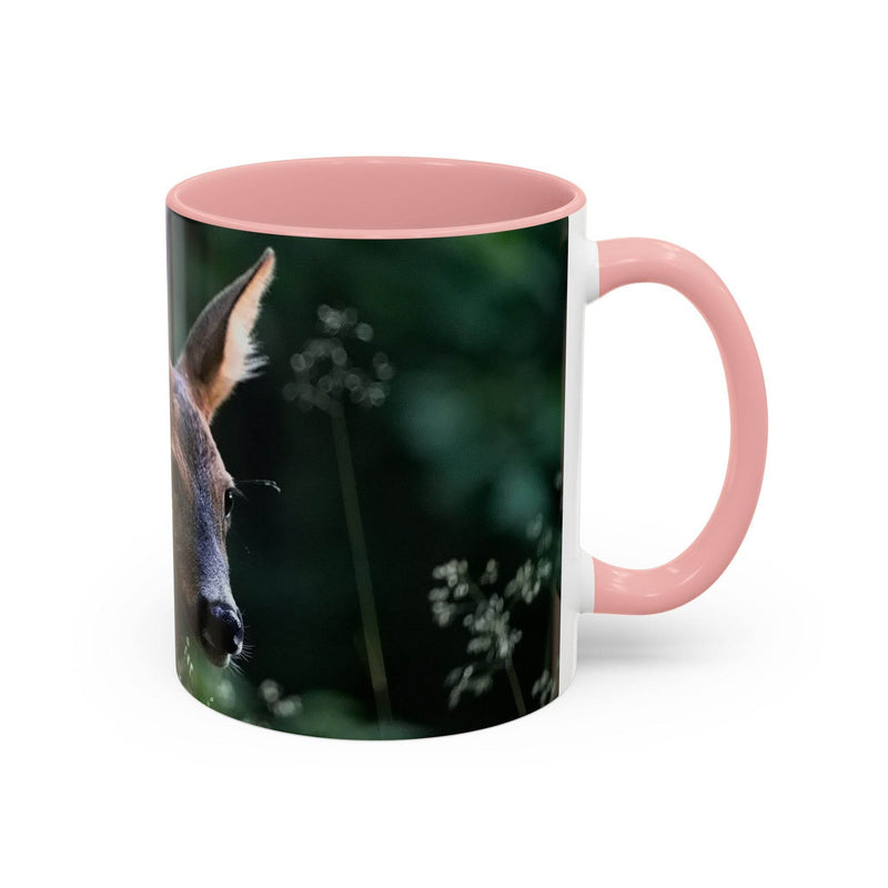 Tasse mit Hirsch-Print im Natur-Stil