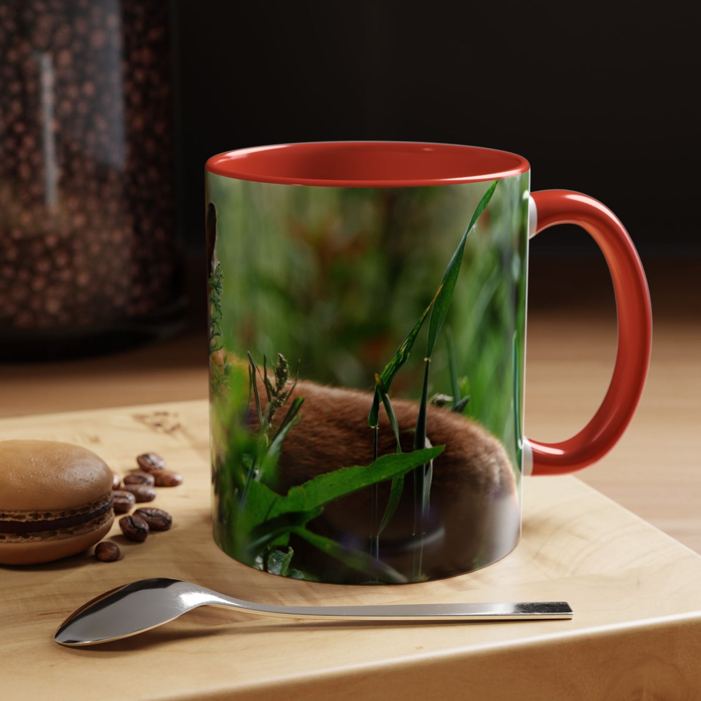 Kaffeetasse mit Fuchs-Motiv, Geschenk für Naturliebhaber, Tiertasse, Wildtier-Dekor,