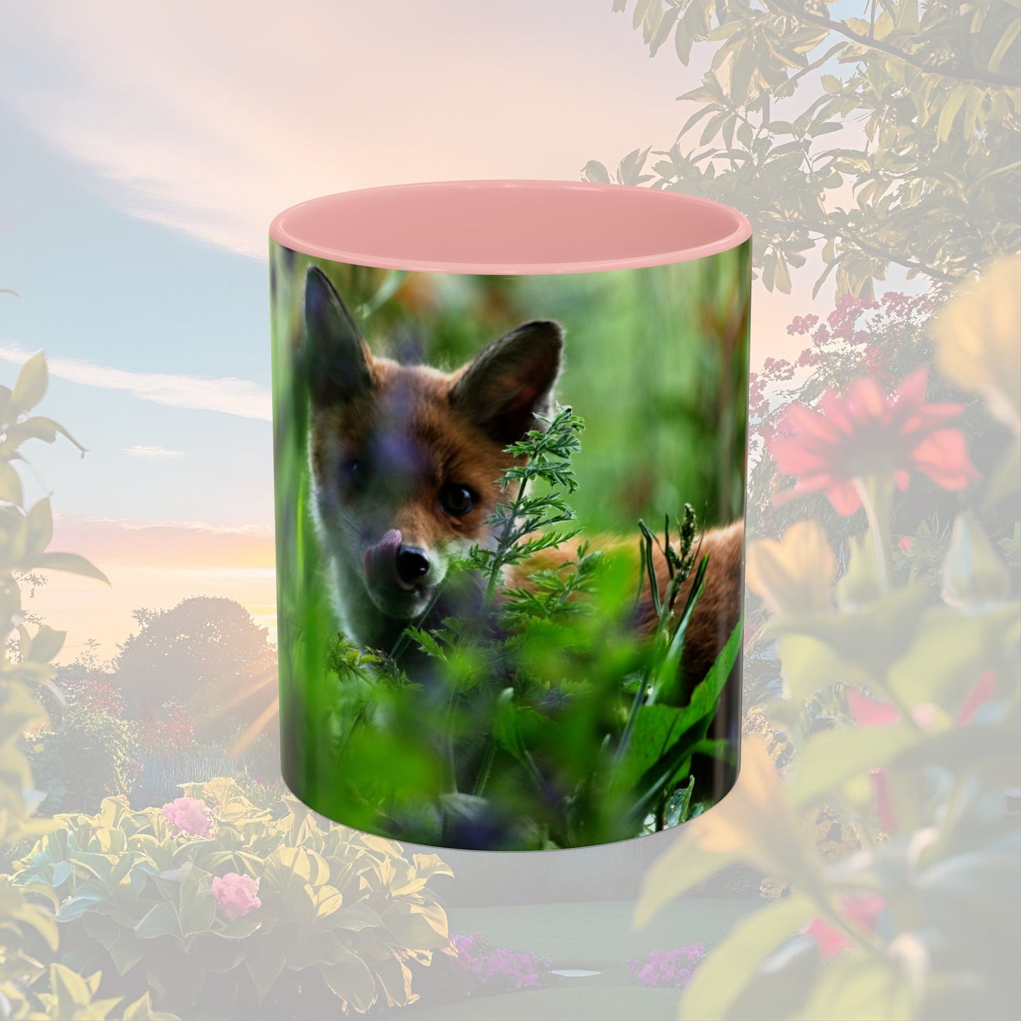 Vos koffiemok met accent, cadeau voor natuurliefhebbers, dierenmok, decoratie voor wilde dieren,