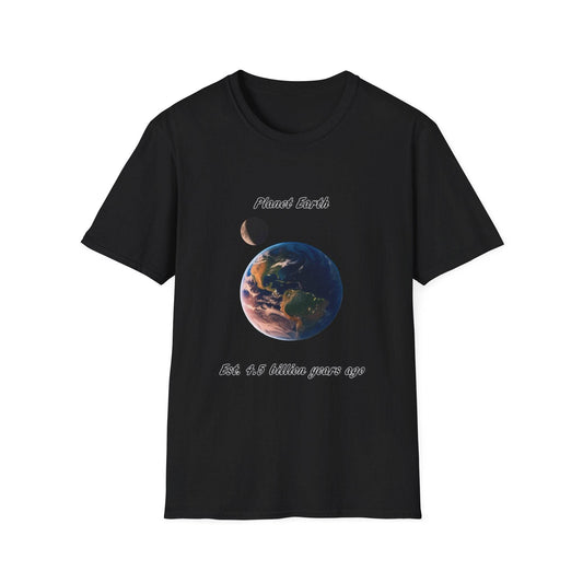 Planet Earth Graphic T-Shirt, Eco-Friendly Tee for Nature Lovers, Earth Day - A Pretty Print