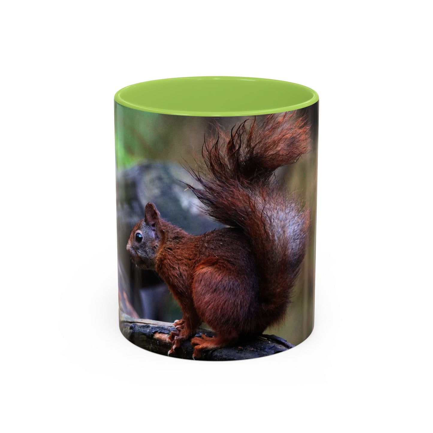 Eichhörnchen Kaffeetasse, Süße Tiertasse, Geschenk für Naturliebhaber, Rustikal