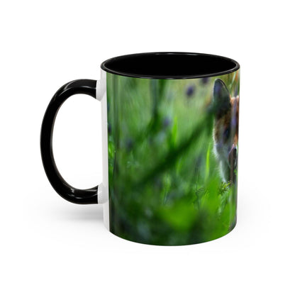 Fox-Inspired Accent Coffee Mug, Nature Lover Gift, Animal Mug, Wildlife Decor, - A Pretty Print