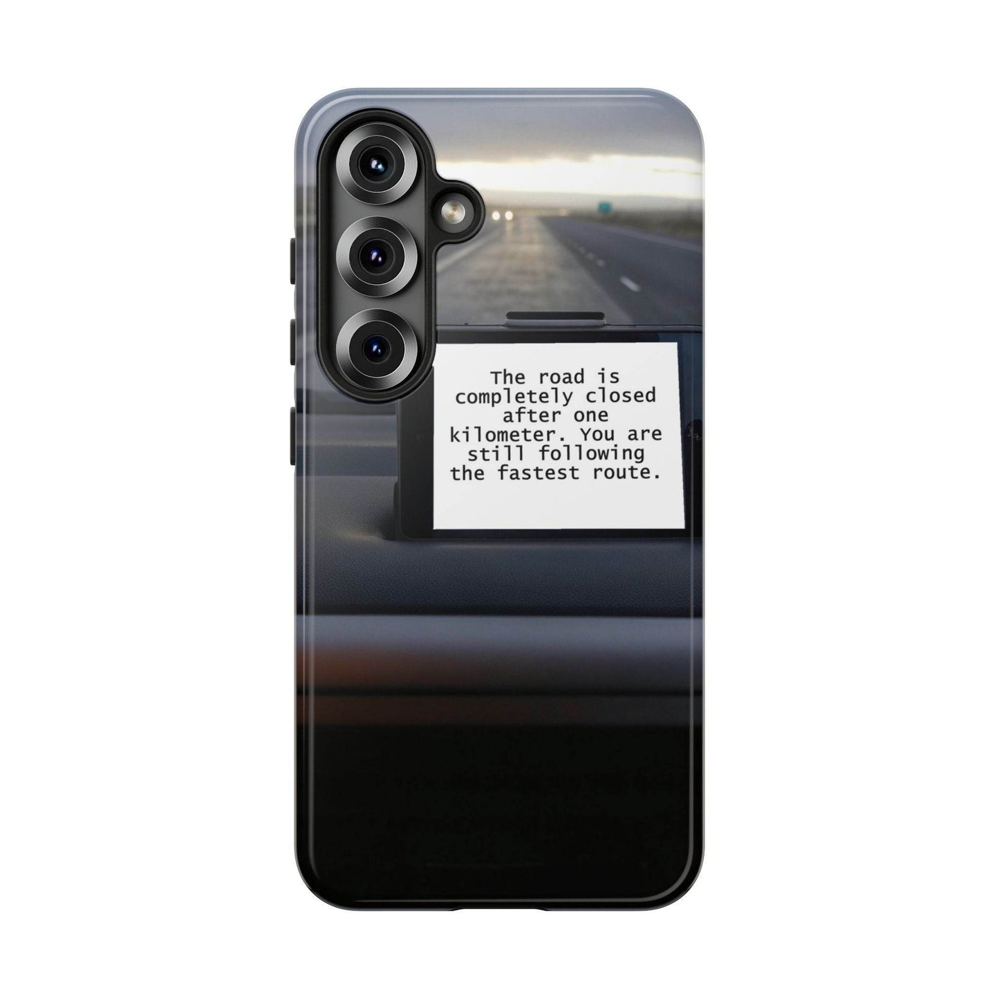 Phone Case - Digital Route Planner Design with Humorous Message