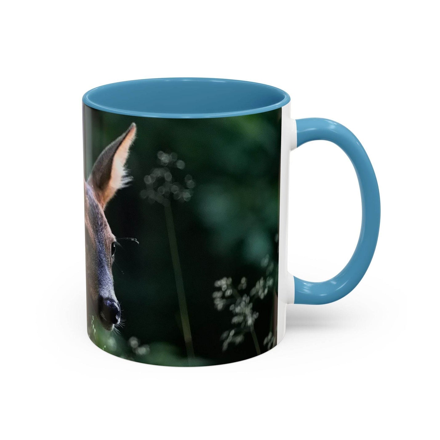 Nature-Inspired Deer Ceramic Mug - A Pretty Print