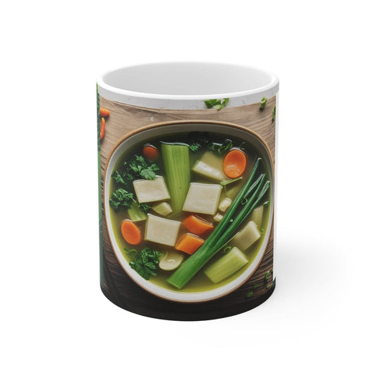 Mug Chinese Vegetable Soup Design - A Pretty Print