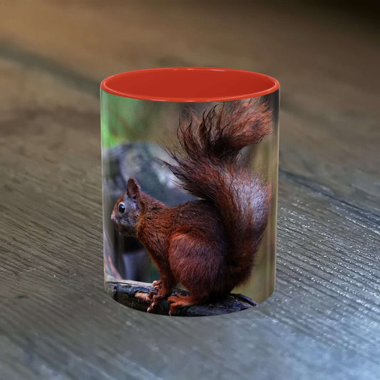 11oz Adorable Squirrel Ceramic Mug for Nature Lovers