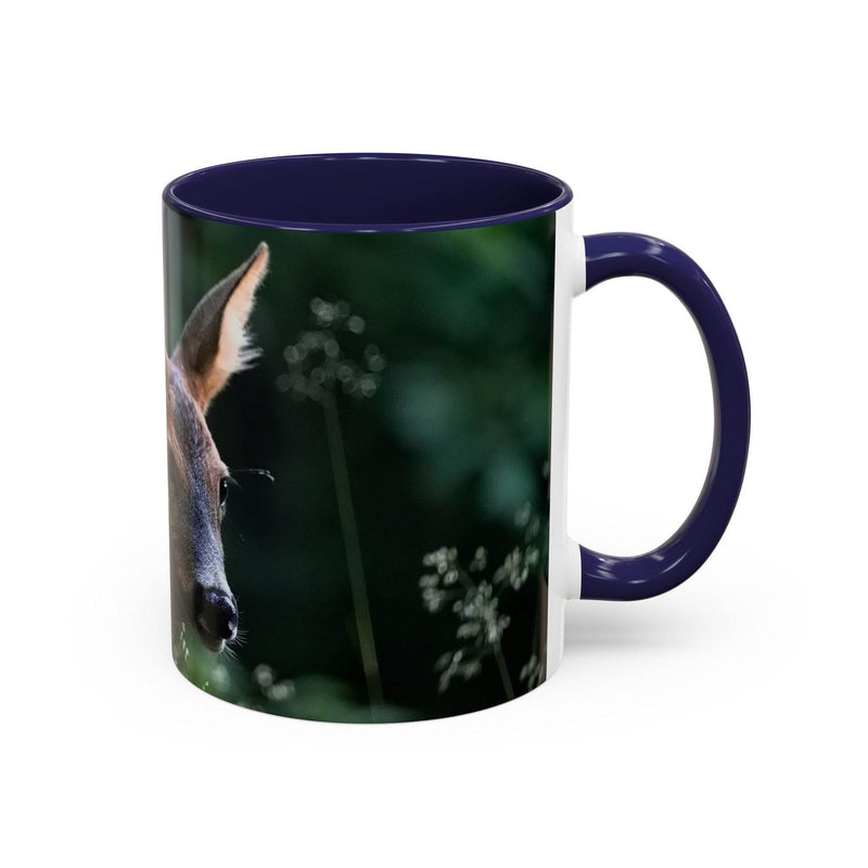 Tasse mit Hirsch-Print im Natur-Stil