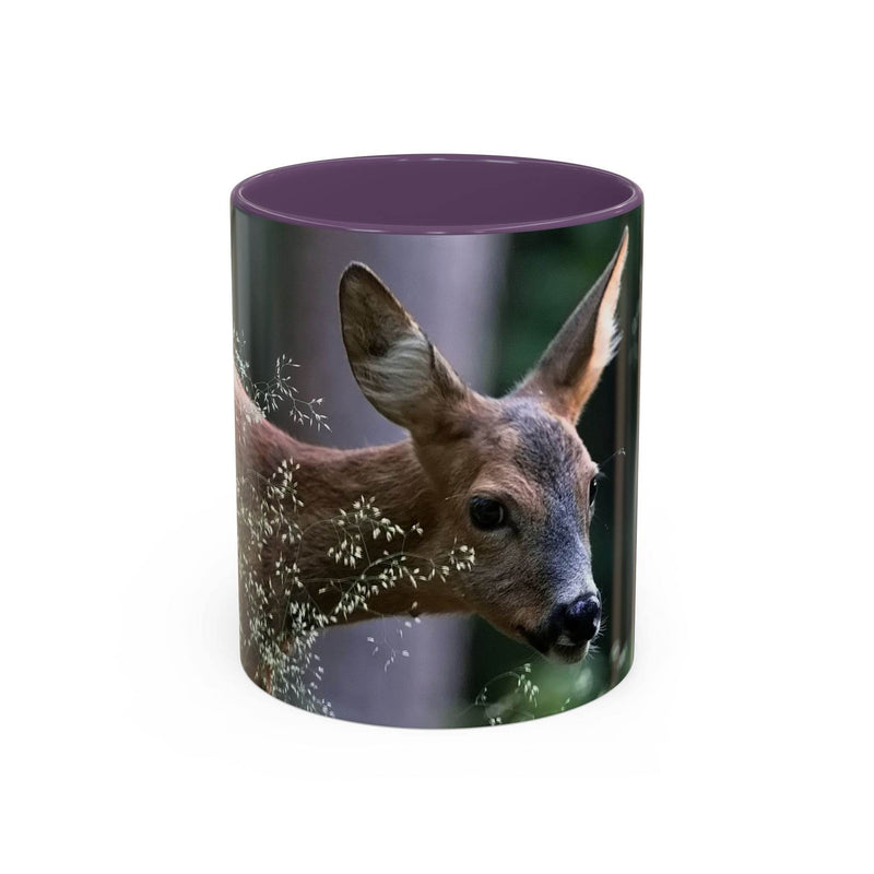 Nature-Inspired Deer Ceramic Mug - A Pretty Print