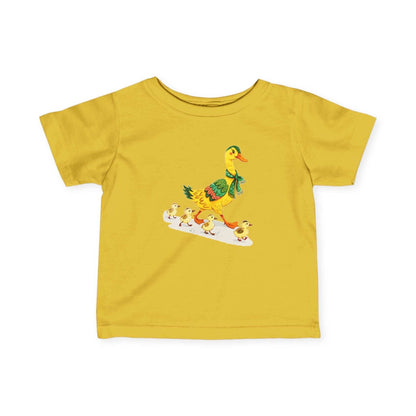 Infant Tee - Mother Duck with Little Ducks Design - A Pretty Print
