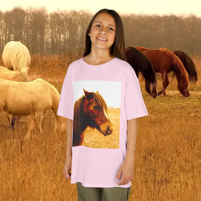 Kids Tee for Horse Loving Child - A Pretty Print