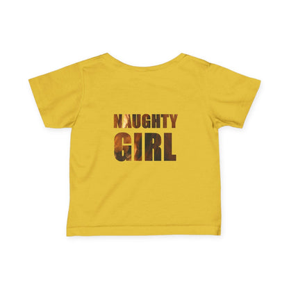 infant tee cute girl naughty girl animal lover gift infant tee In