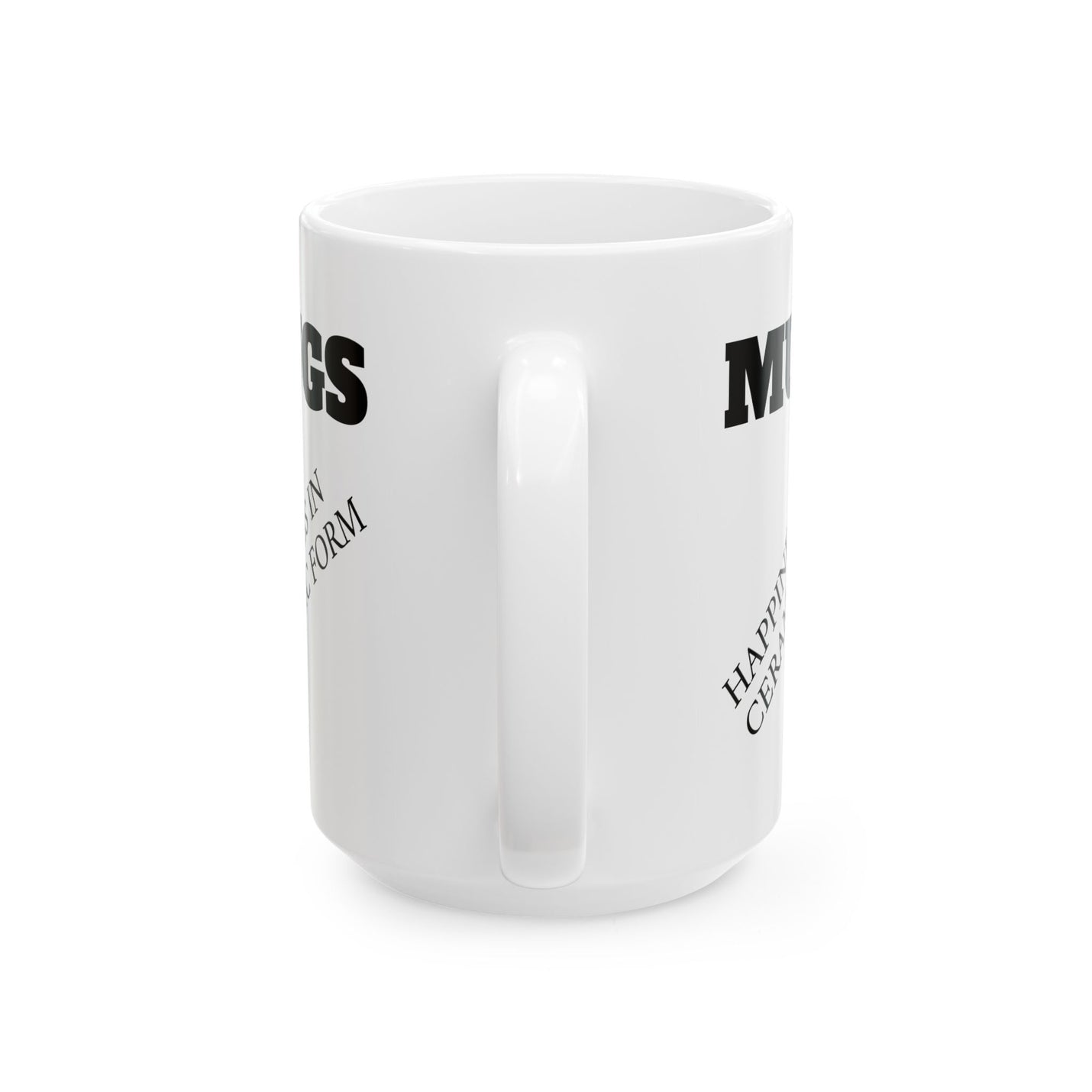 Durable 15oz microwave and dishwasher safe ceramic cup, making a straightforward and honest gift choice for coffee lovers.