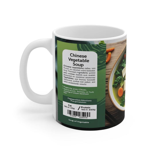 Mug Chinese Vegetable Soup Design - A Pretty Print
