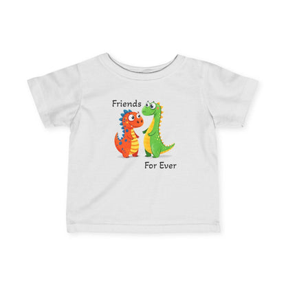 Infant Tee with dinosaur friends design, perfect for little dino lovers.