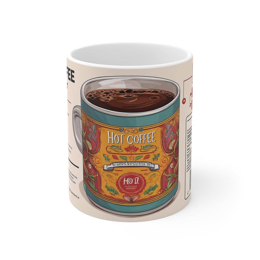 Coffee Cups - Hot Coffee Special Flavour - A Pretty Print