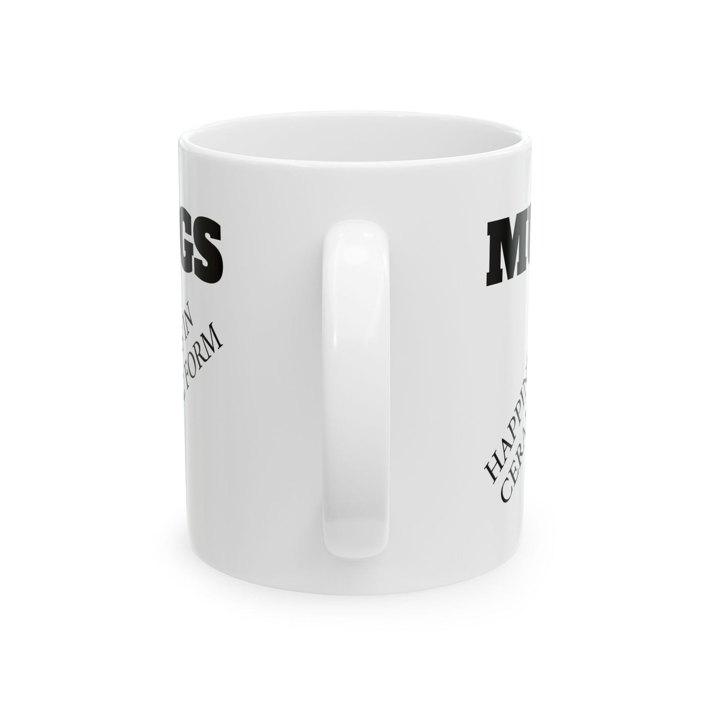 Durable 11oz microwave and dishwasher safe ceramic cup, making a straightforward and honest gift choice for coffee lovers.