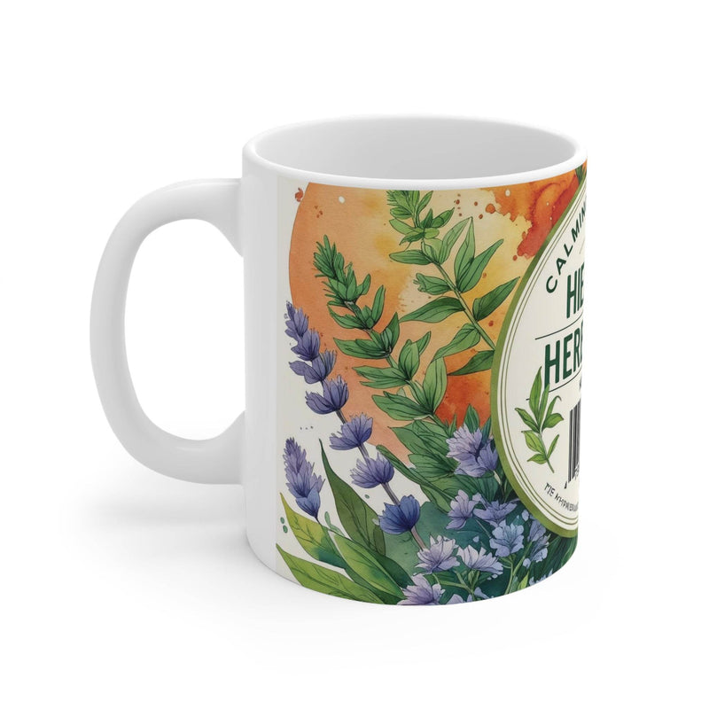 Farbenfroher 325ml Gesunder Kräutertee Kaffeebecher aus Keramik, perfekt für eine Extraportion Farbe am gemütlichen Morgen.