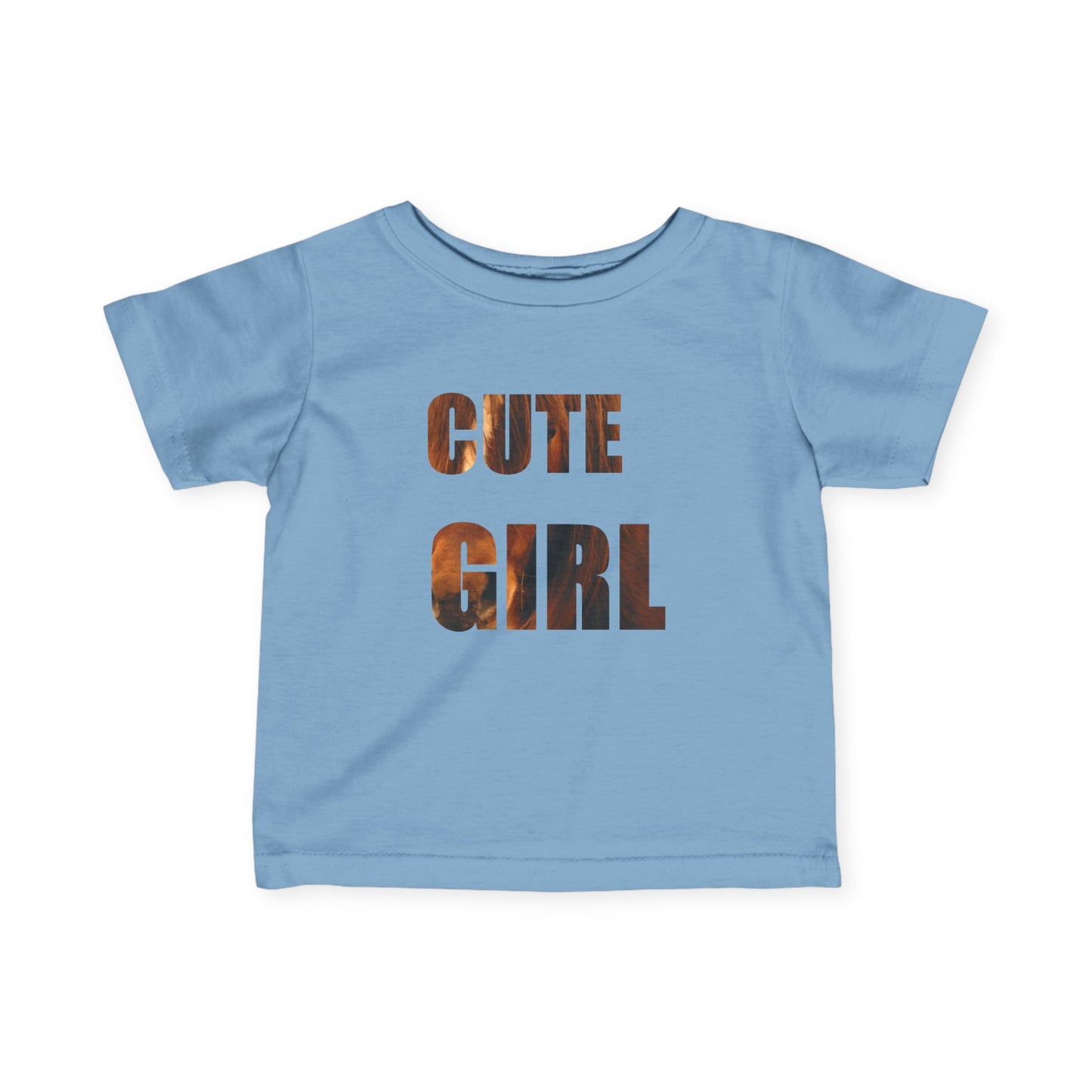 Infant Tee, Horse Photo, Cute Girl, Naughty Girl, Baby Shirt, Animal Lover Gift