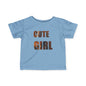 Peuter T-shirt Cute Girl Naughty Girl, baby T-shirt, baby shirt, kindertop, grappige peuterkleding met tekstontwerp