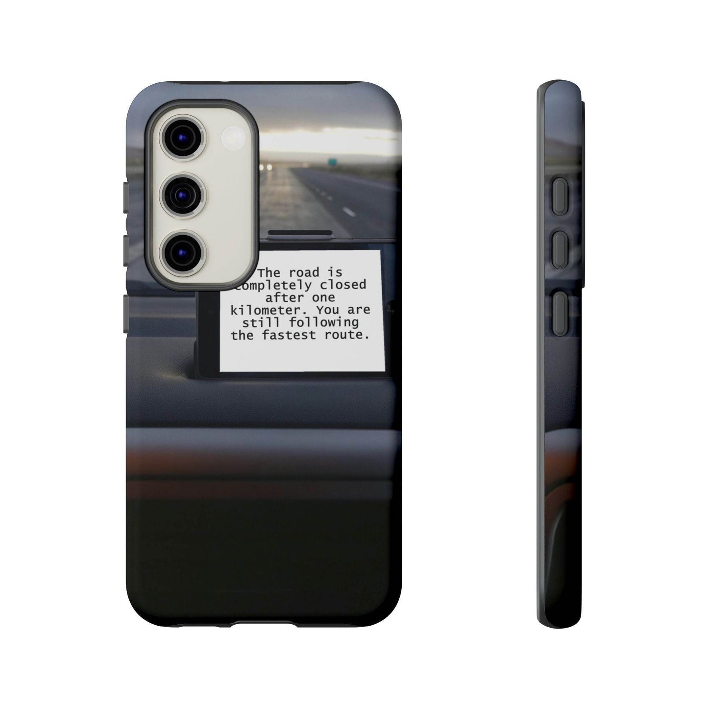 Phone Case - Digital Route Planner Design with Humorous Message