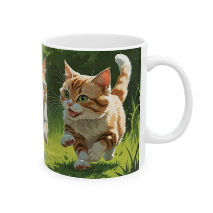 Running Cats Mug - A Pretty Print